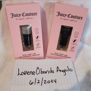 Juicy Couture USB DUAL CAR ADAPTER